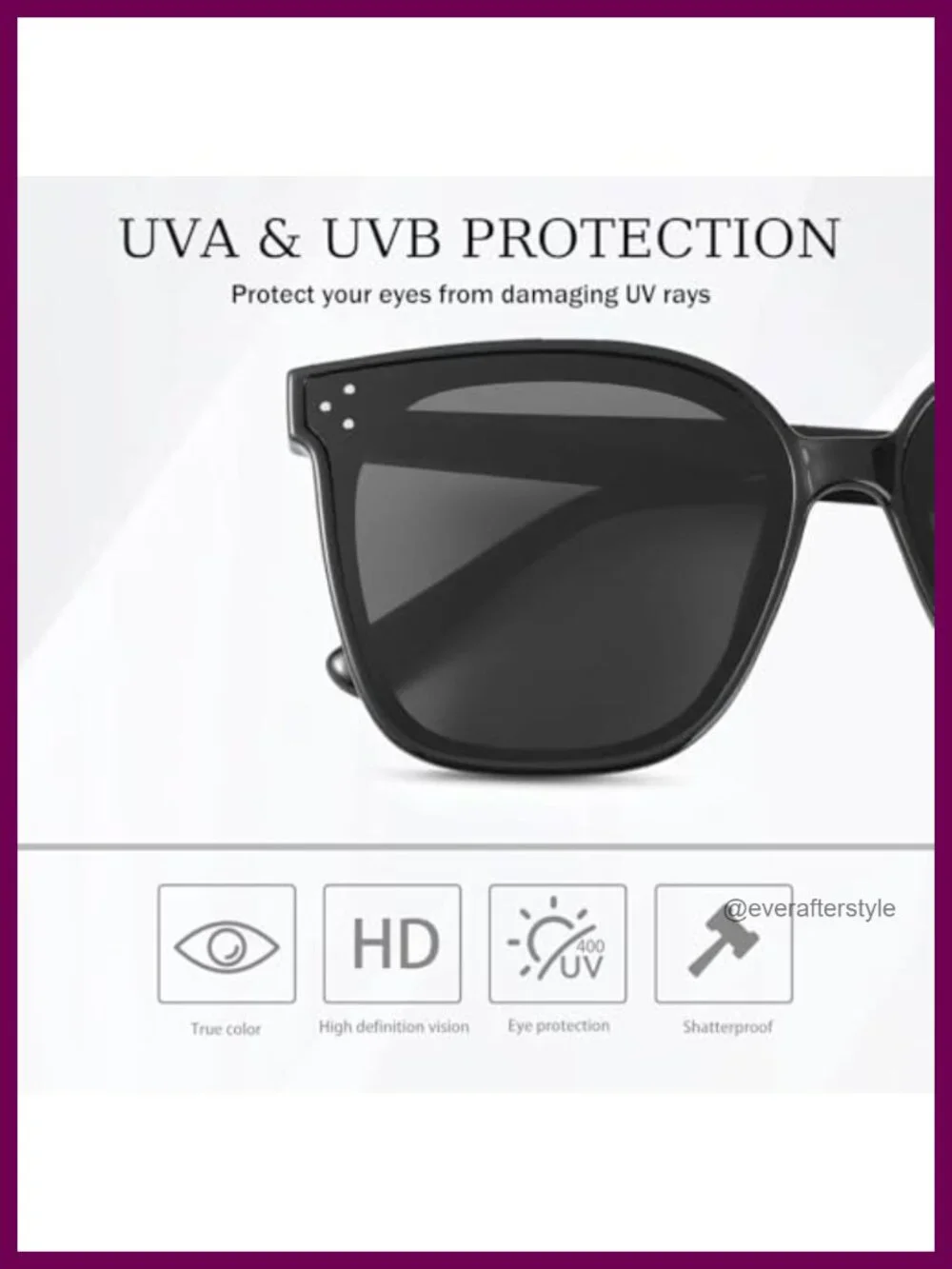 Vintage Oversized Square Sunglasses 3 Pack UV Protection PC/TAC